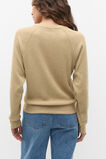 Supersoft Henley Relaxed Top  Cashew  hi-res