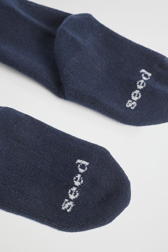 Rib Full Length Tight  Navy  hi-res