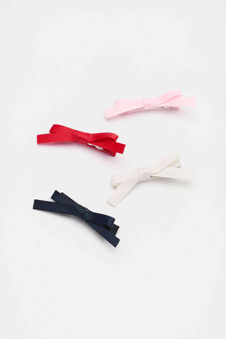 Bow Ribbon Duck Clip Pack  Multi