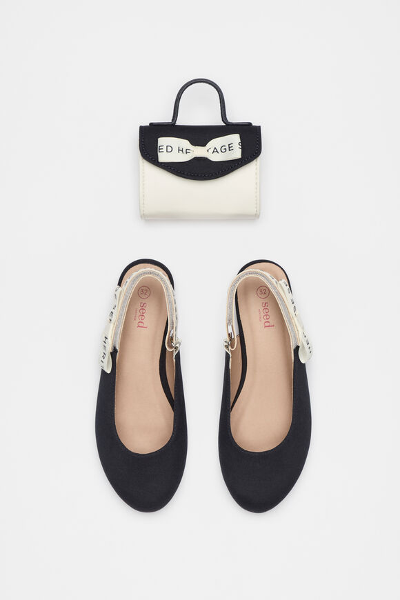 Heritage Slingback Ballet  New Navy  hi-res