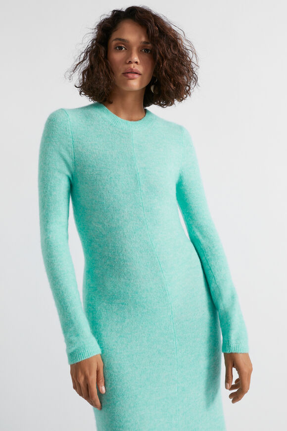 Seam Front Knit Dress  Opal Marle  hi-res