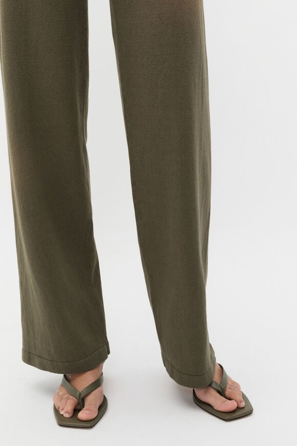 Summer Knit Pant  Olive Leaf  hi-res