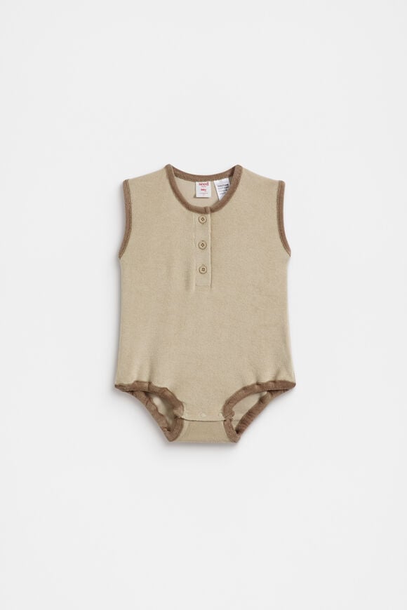 Terry Romper  Neutral  hi-res