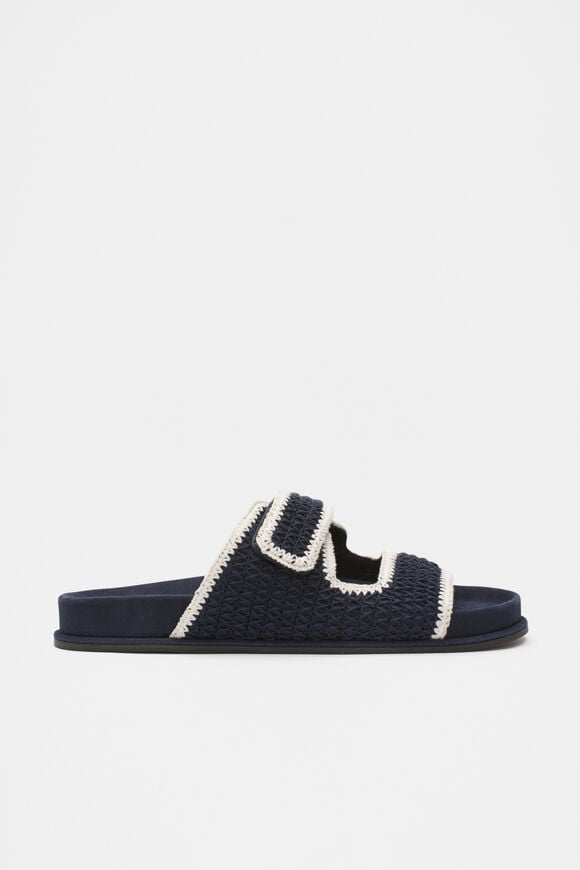 Ella Crochet Slide  Midnight Sky  hi-res