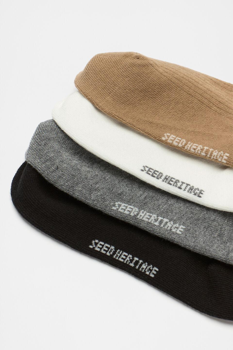 4 Pack Sneaker Socks  Wolf Marle Multi