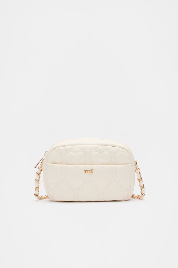 Quilted Heart Bag  Classic Cream  hi-res