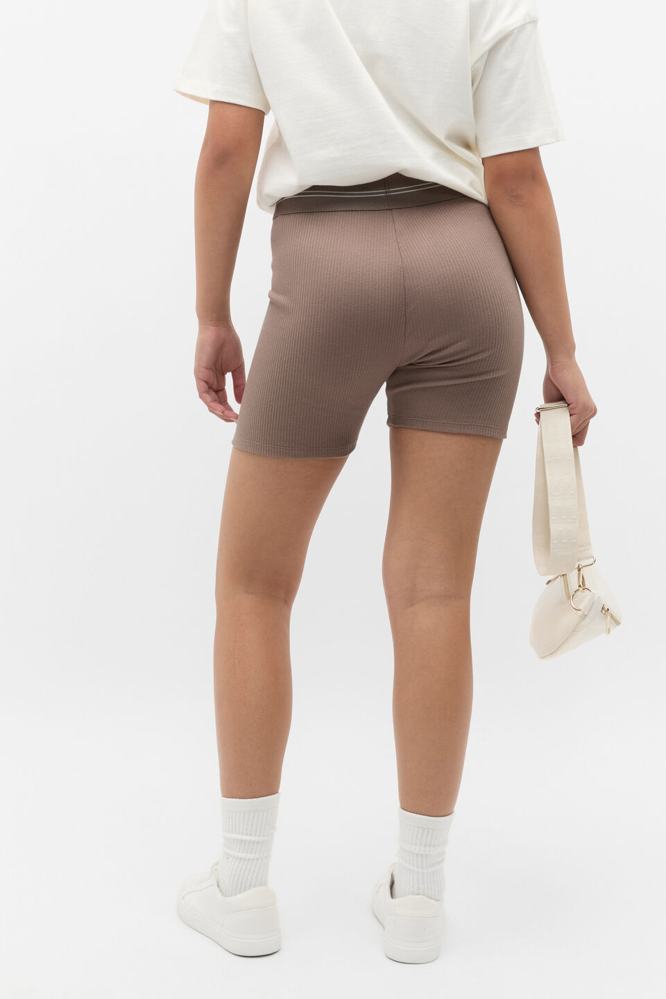 Core Logo Bike Short  Mushroom