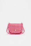 Gingham Ruffle Bag  Chilli Red  hi-res
