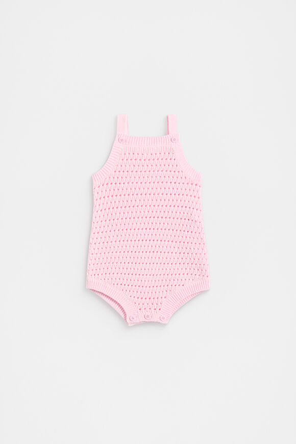 Textured Knit Romper  Posie  hi-res