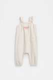Logo Frill Overall  Cream Marle  hi-res