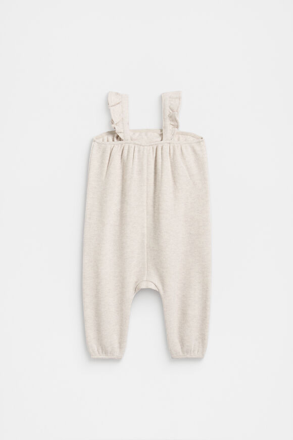 Logo Frill Overall  Cream Marle  hi-res