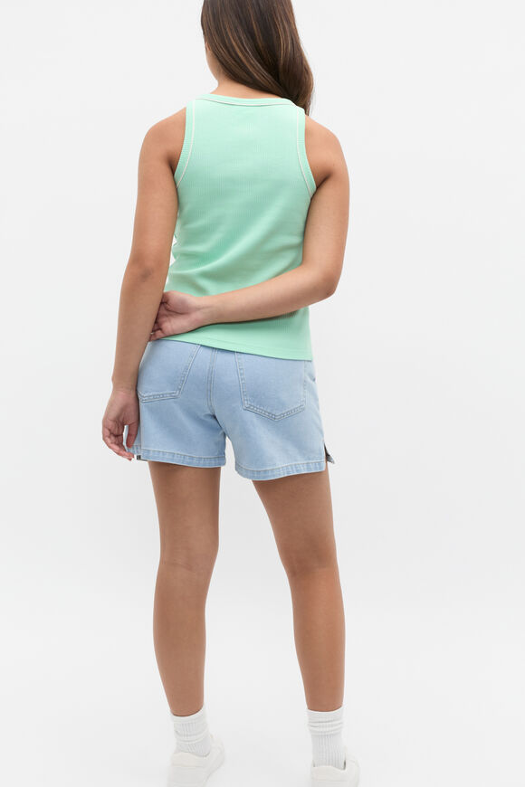 Core Logo Rib Tank  Mint Sorbet  hi-res