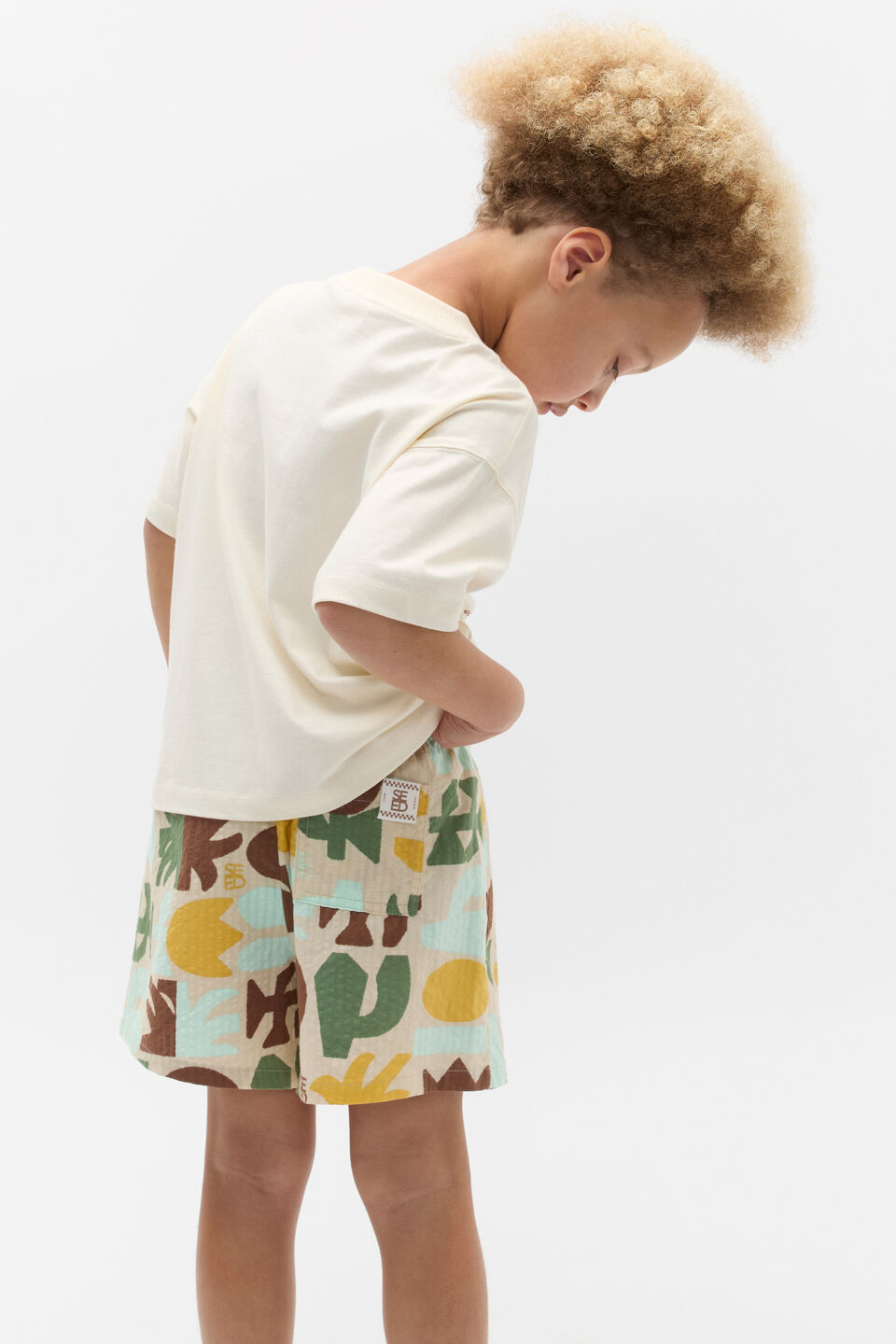 Relaxed Placement Tee  Vintage Cream