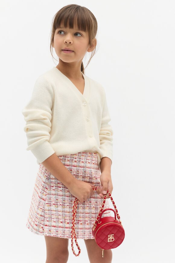 V Neck Cardigan  Classic Cream  hi-res