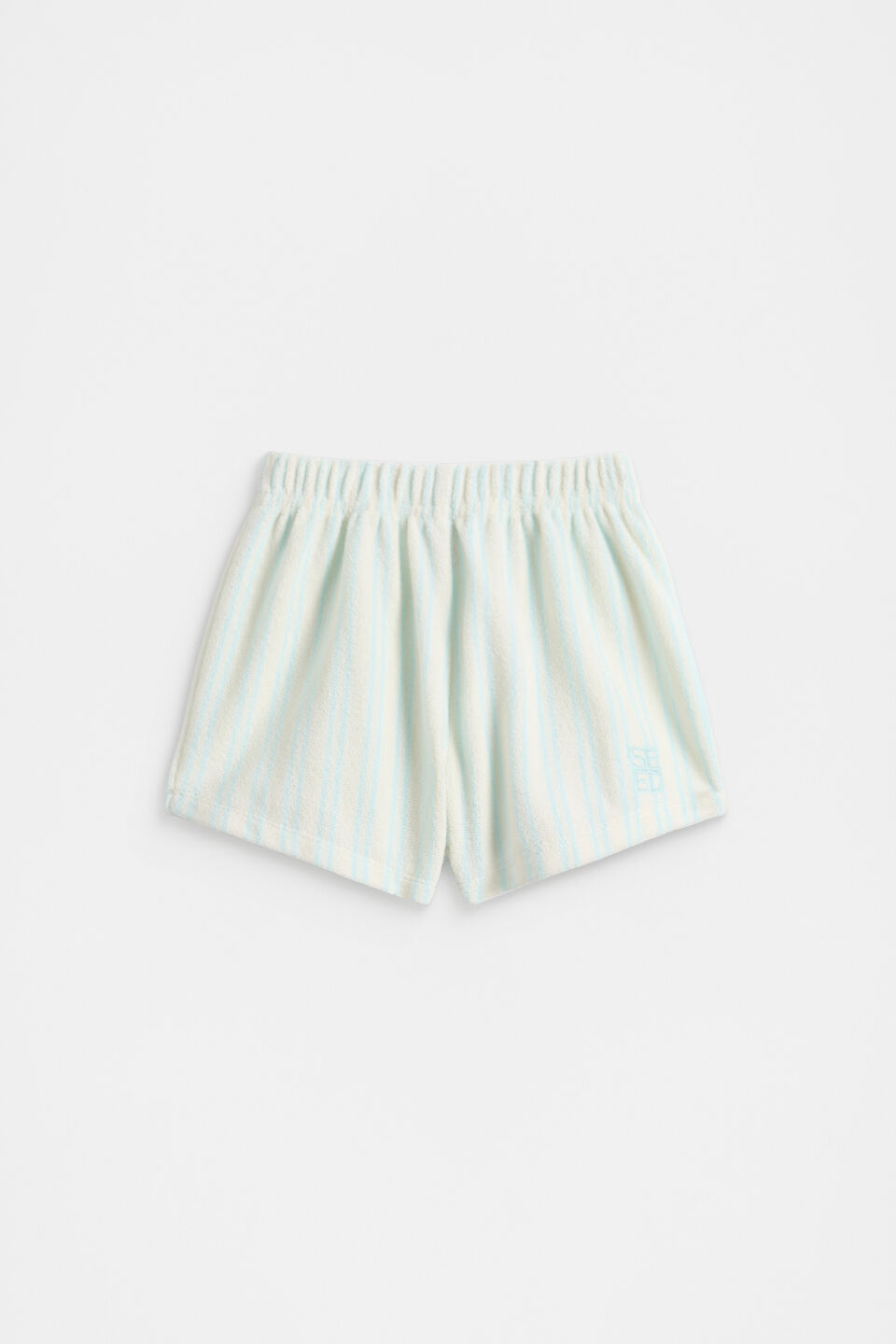 Stripe Terry Short  Glacier Blue