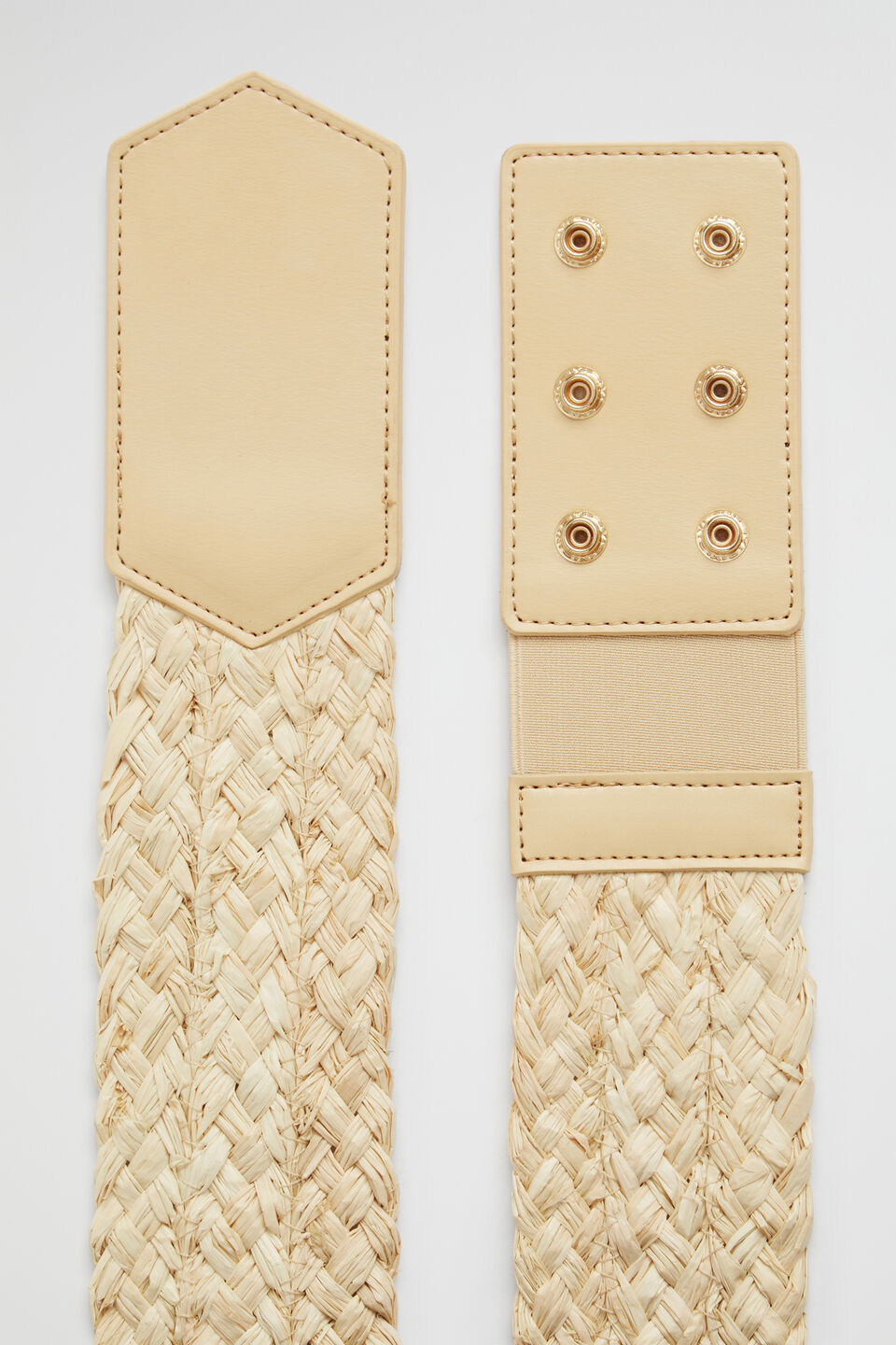 Textured Knot Belt  Natural