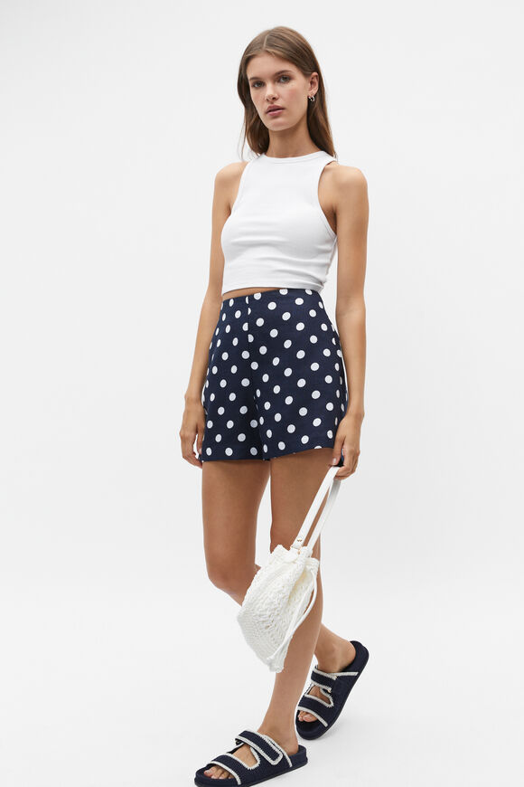 Cropped Rib Tank  Whisper White  hi-res