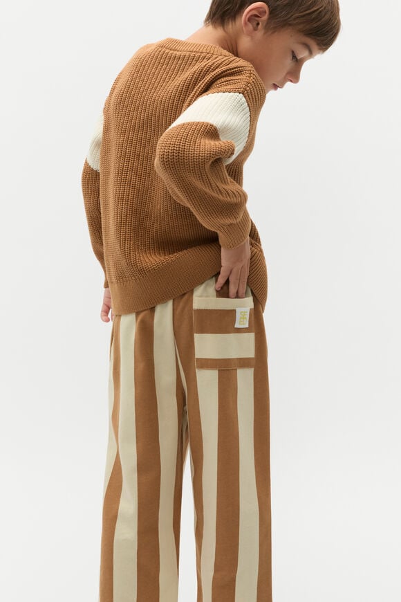 Drop Shoulder Knit  Cinnamon  hi-res