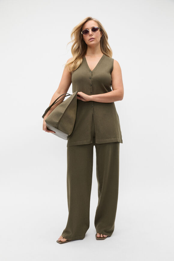Summer Knit Pant  Olive Leaf  hi-res