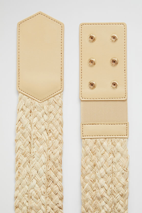 Textured Knot Belt  Natural  hi-res