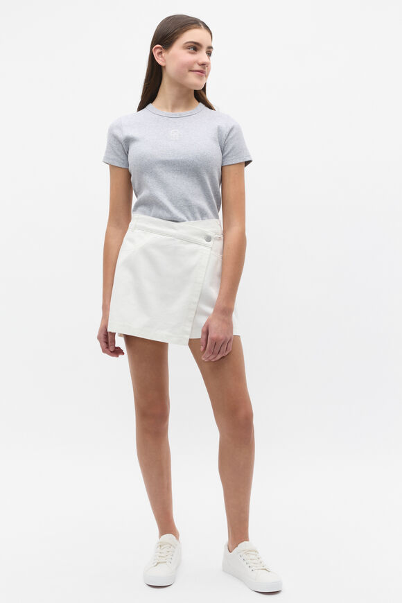 Denim Wrap Skort  Canvas Wash  hi-res