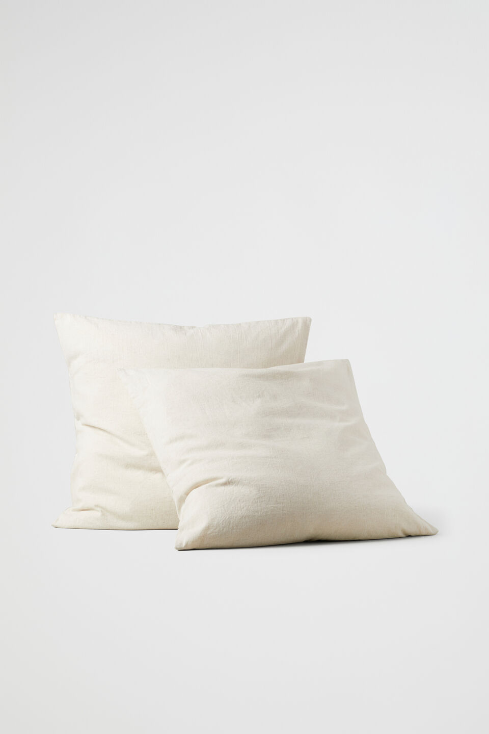Alba Euro Pillowcase  Flax Cross Dye
