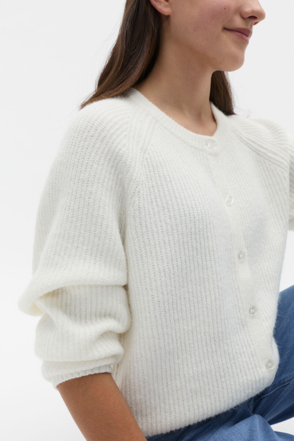 Rib Knit Cardigan  Canvas