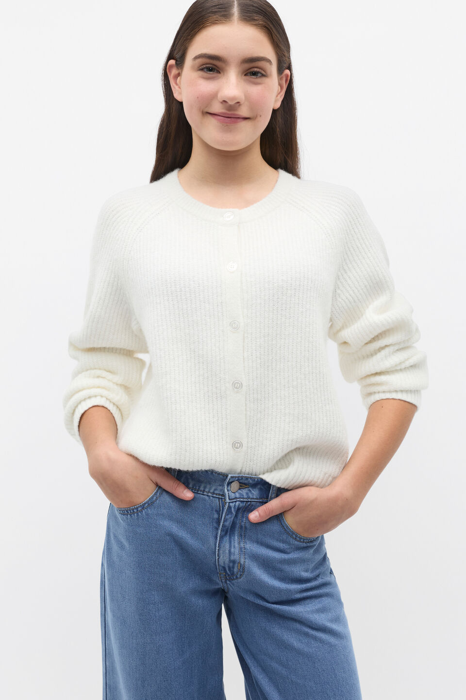 Rib Knit Cardigan  Canvas