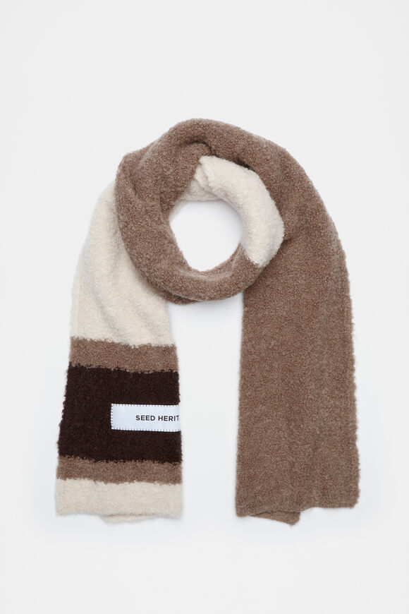 Colour Block Scarf  Cookie Multi  hi-res