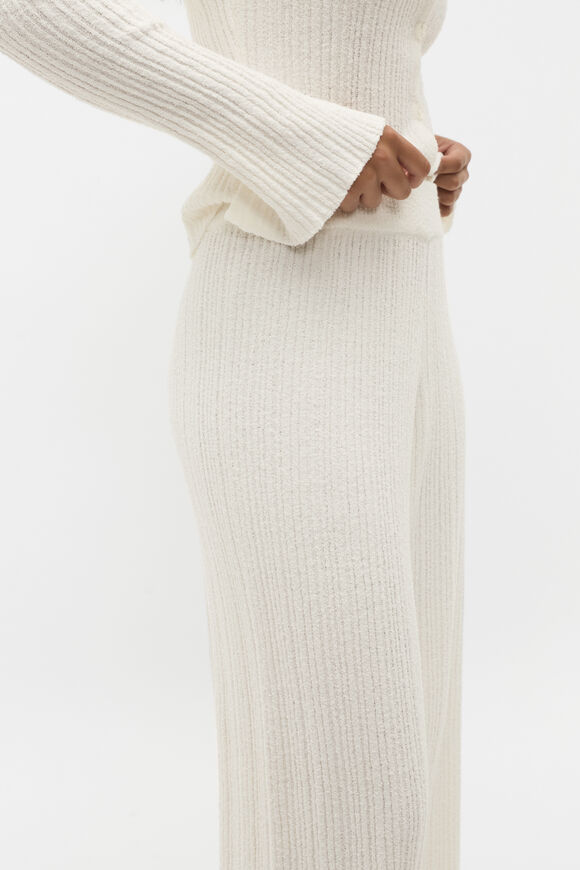 Boucle Knit Pant  Light Cream  hi-res