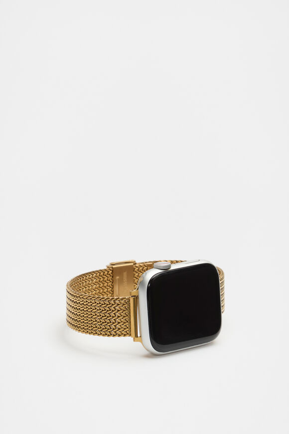 Smart Watch Band Mesh  Gold  hi-res