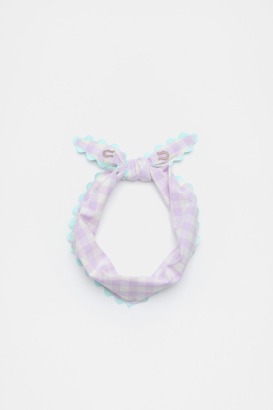 Embroidered Neckscarf  Vintage Cream