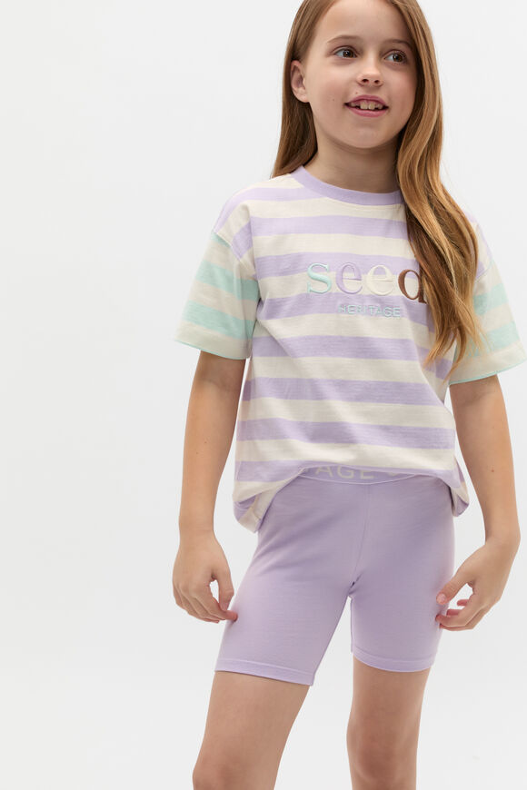 Core Logo Bike Short  Lavender  hi-res