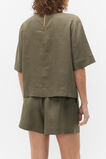 Core Linen Tee  Olive Leaf  hi-res