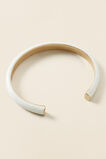 Enamel Cuff  Oat  hi-res