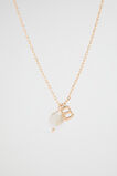 Pearl Alphabet Necklace  B  hi-res