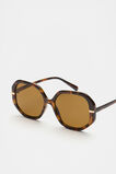 Clara Oversized Glam Sunglasses  Dark Tort  hi-res