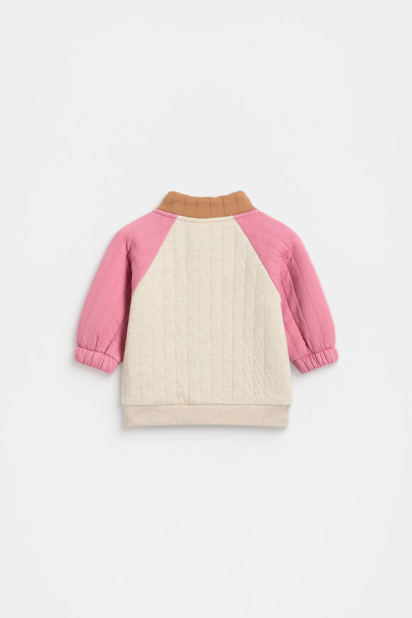 Double Quilted Sweat  Raspberry  hi-res