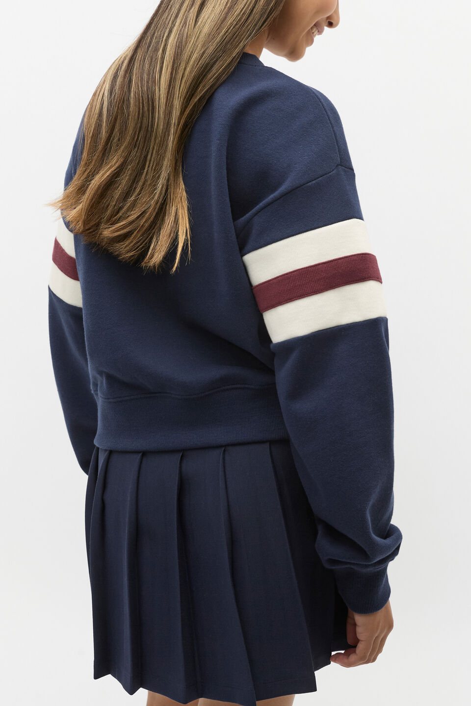 Seed Spliced Sweat  New Navy