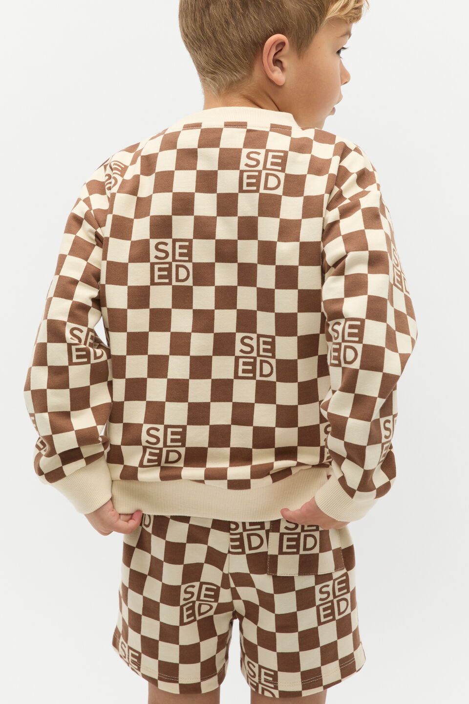 Check Logo Sweat  Cocoa