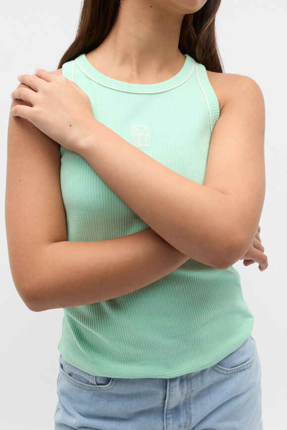 Core Logo Rib Tank  Mint Sorbet  hi-res
