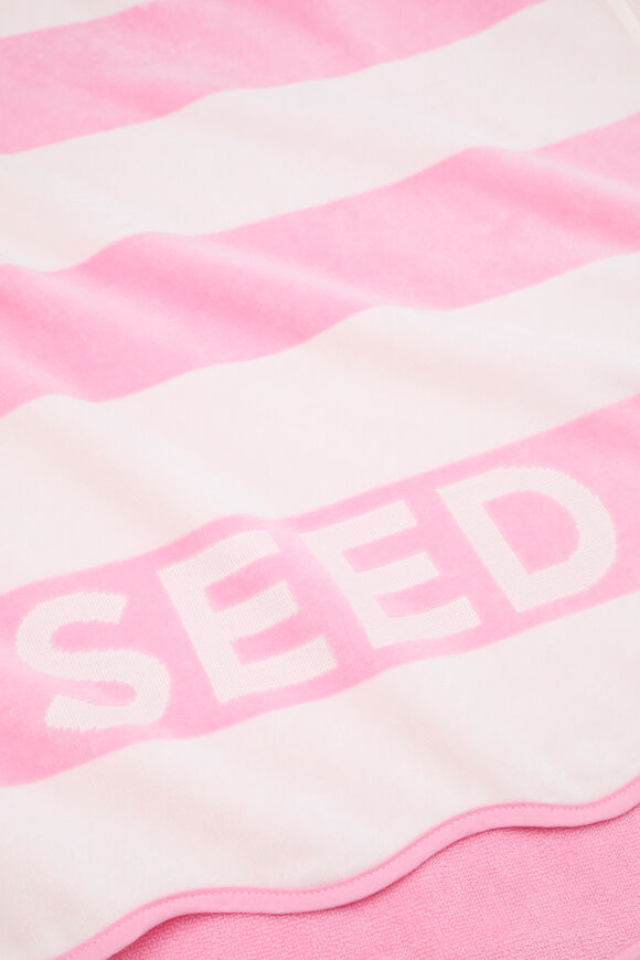 Beach Towel  Candy Pink Stripe  hi-res