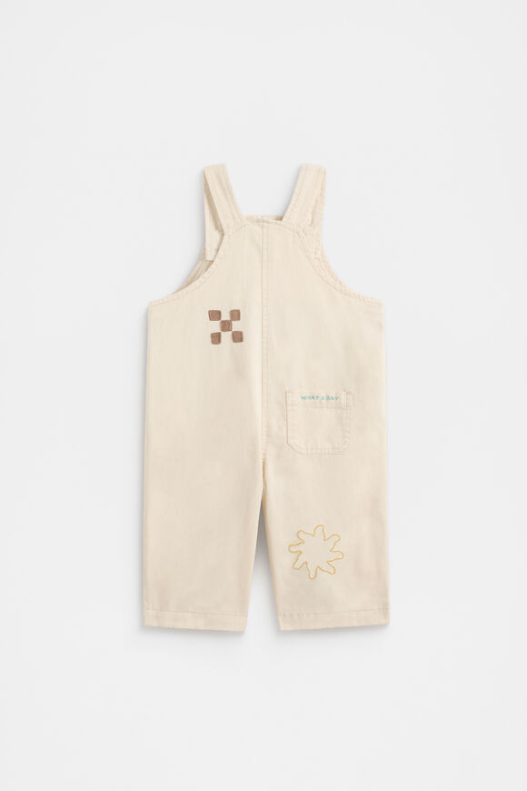 Embroidered Overall  Vintage Cream  hi-res