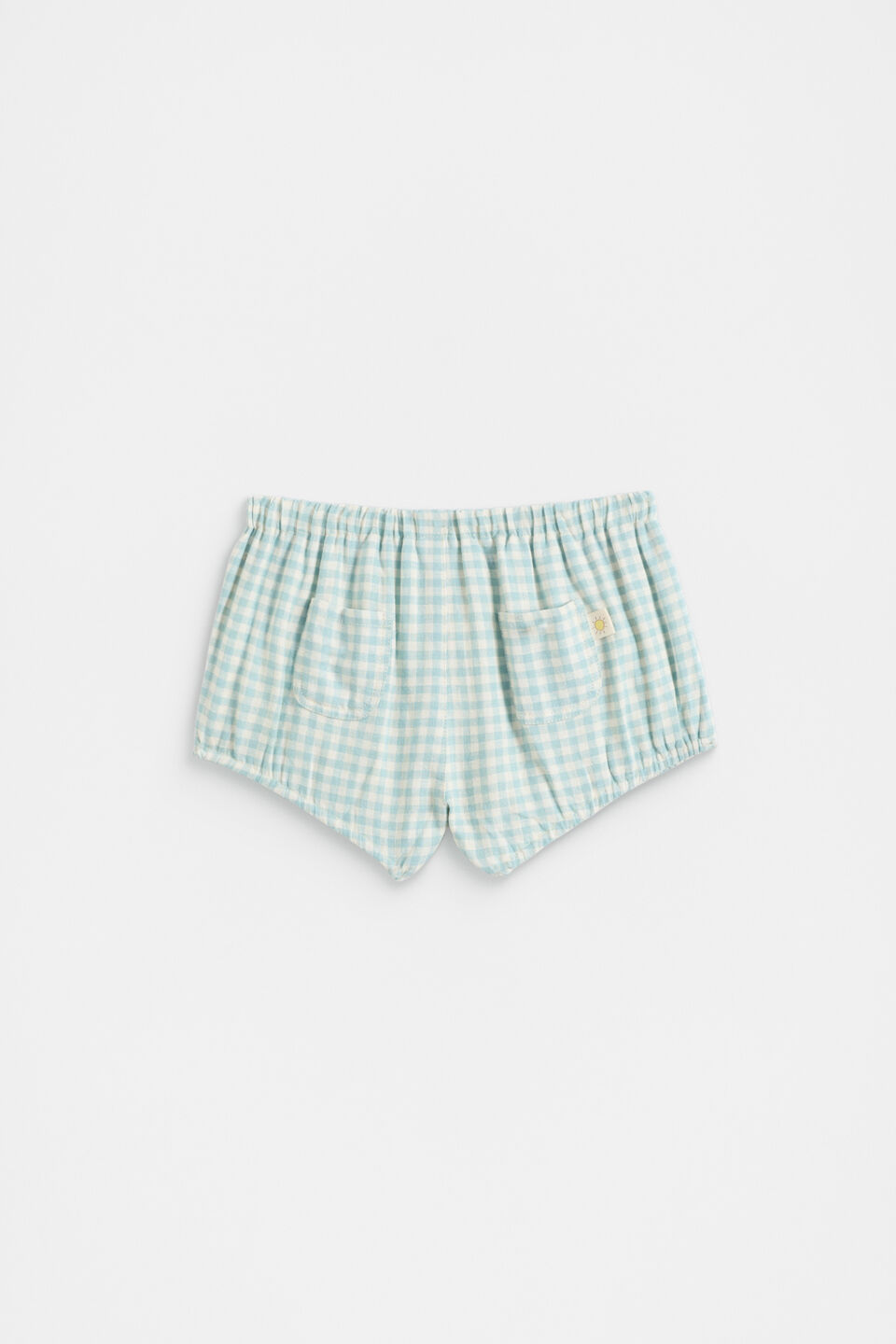 Gingham Bloomer  Seaspray