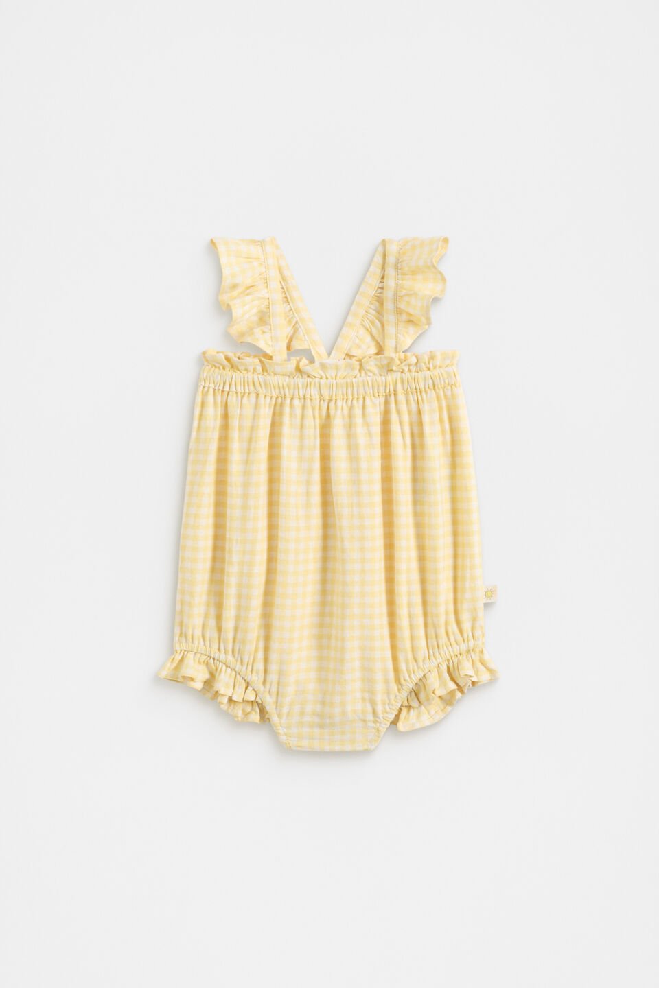 Gingham Frill Romper  Daisy