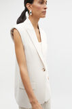 Tailored Boxy Vest  Frappe  hi-res