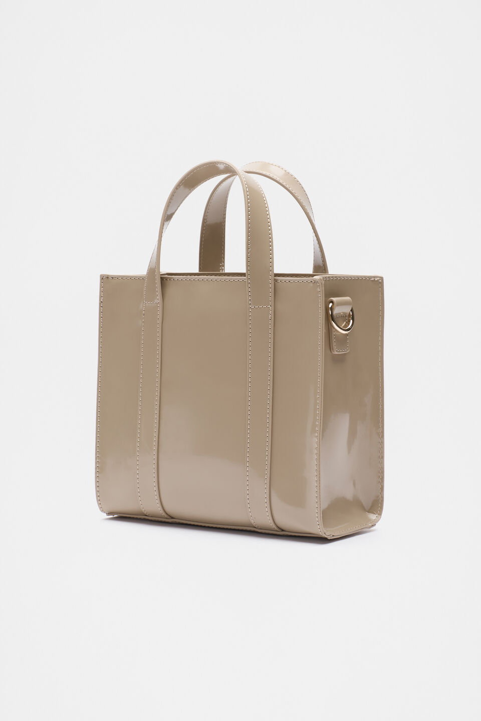 Coated Carry All Mini Tote  Cookie