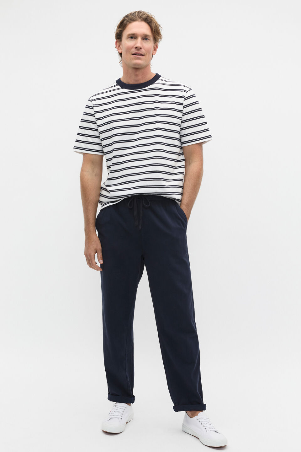 Comfort Trouser  Midnight Blue