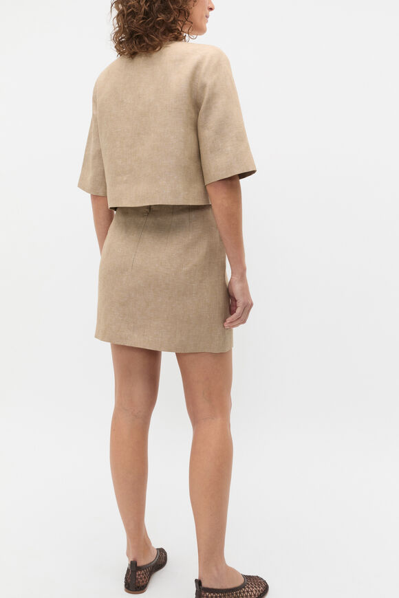 Crossdye Half Sleeve Top  Rye Crossdye  hi-res