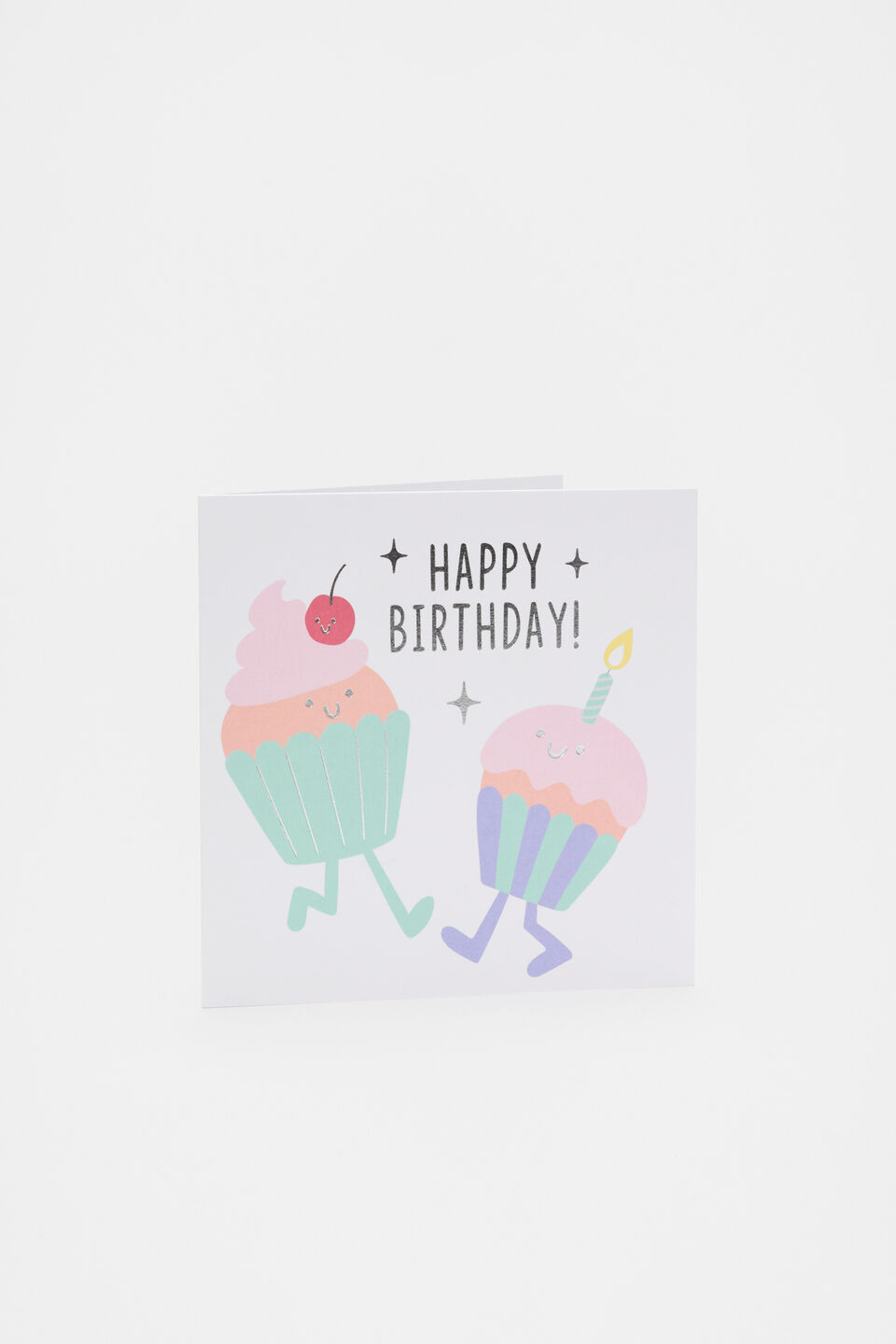 Happy Birthday Cupcake Card  Multi